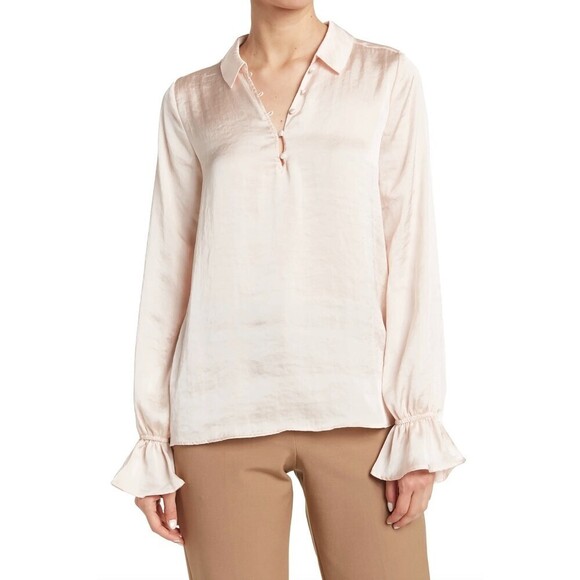 NWT Paige Resa Satin Blouse Small - Picture 1 of 15